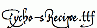 Tycho-sRecipe.ttf