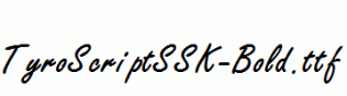 TyroScriptSSK-Bold.ttf