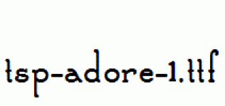 tsp-adore-1.ttf