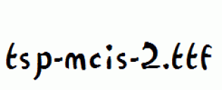 tsp-mcis-2.ttf