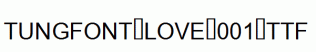 tungfont-love-001.ttf