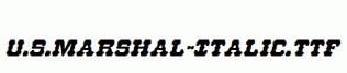 U.S.Marshal-Italic.ttf