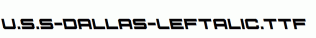 U.S.S-Dallas-Leftalic.ttf