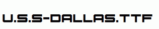 U.S.S-Dallas.ttf
