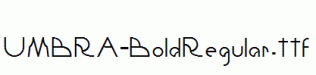 UMBRA-BoldRegular.ttf