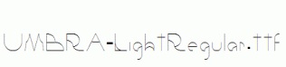 UMBRA-LightRegular.ttf