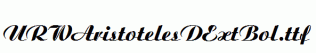 URWAristotelesDExtBol.ttf