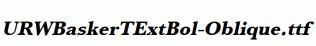 URWBaskerTExtBol-Oblique.ttf