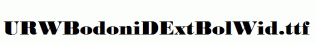 URWBodoniDExtBolWid.ttf
