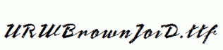 URWBrownJoiD.ttf