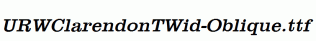 URWClarendonTWid-Oblique.ttf