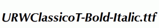 URWClassicoT-Bold-Italic.ttf