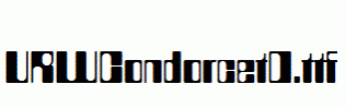 URWCondorcetD.ttf