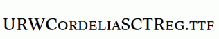 URWCordeliaSCTReg.ttf