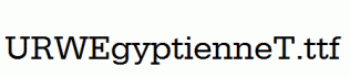 URWEgyptienneT.ttf