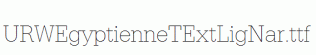 URWEgyptienneTExtLigNar.ttf