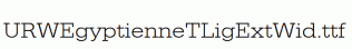 URWEgyptienneTLigExtWid.ttf