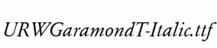 URWGaramondT-Italic.ttf