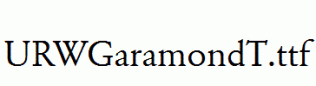 URWGaramondT.ttf