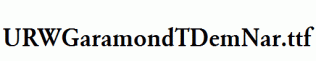 URWGaramondTDemNar.ttf