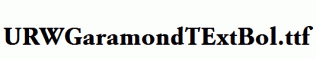URWGaramondTExtBol.ttf