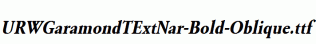 URWGaramondTExtNar-Bold-Oblique.ttf