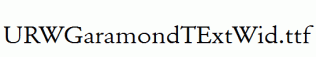 URWGaramondTExtWid.ttf