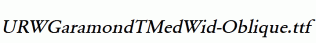URWGaramondTMedWid-Oblique.ttf