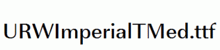 URWImperialTMed.ttf