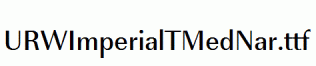 URWImperialTMedNar.ttf