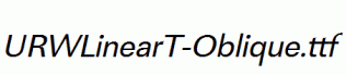 URWLinearT-Oblique.ttf
