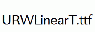 URWLinearT.ttf