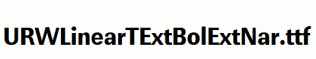 URWLinearTExtBolExtNar.ttf