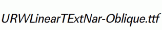 URWLinearTExtNar-Oblique.ttf