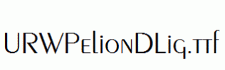 URWPelionDLig.ttf