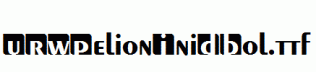 URWPelionIniDBol.ttf