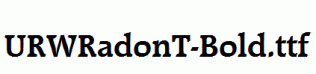 URWRadonT-Bold.ttf