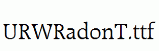 URWRadonT.ttf