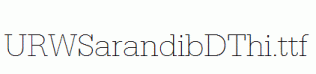 URWSarandibDThi.ttf