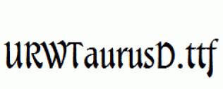 URWTaurusD.ttf