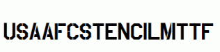 USAAF_Stencil.ttf