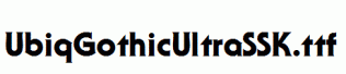 UbiqGothicUltraSSK.ttf