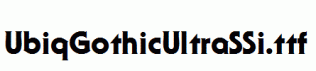 UbiqGothicUltraSSi.ttf