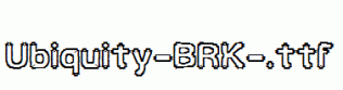 Ubiquity-BRK-.ttf