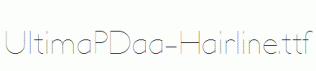 UltimaPDaa-Hairline.ttf