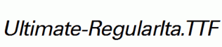 Ultimate-RegularIta.ttf