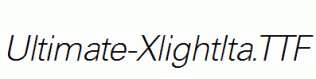 Ultimate-XlightIta.ttf