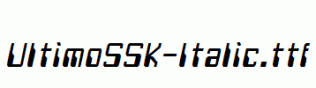 UltimoSSK-Italic.ttf