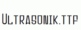 Ultrasonik.ttf