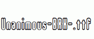 Unanimous-BRK-.ttf